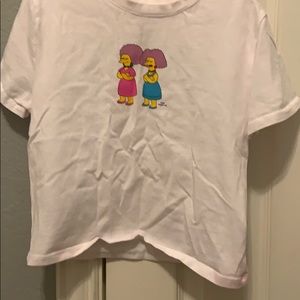 The Simpsons Crop Top